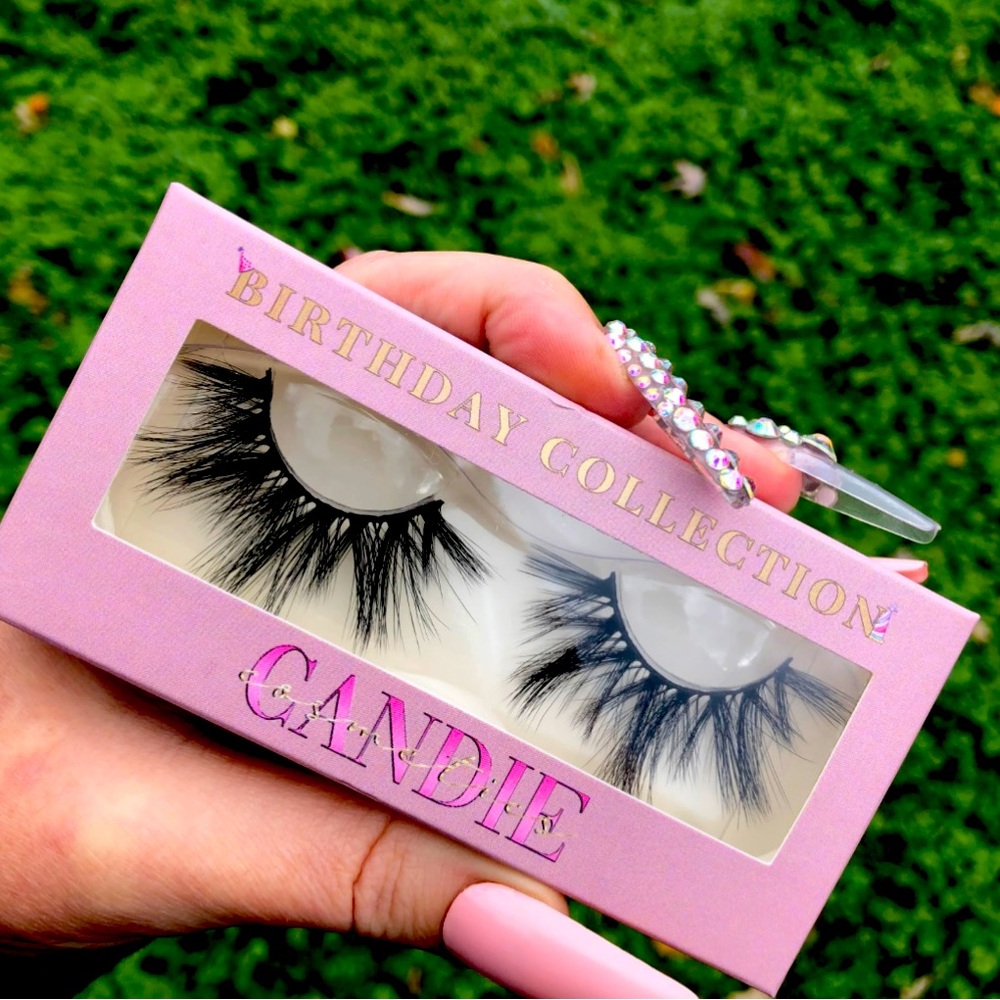 Faux Mink Birthday Collection Luxury Lashes GF13 Cruelty Free Lashes Mink Effect